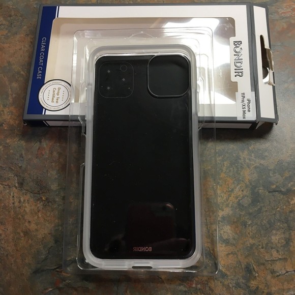 Bondir iPhone 11 Pro / XS Max Clear Coat Phone Case Drop Test Certified-NIB - Picture 2 of 4